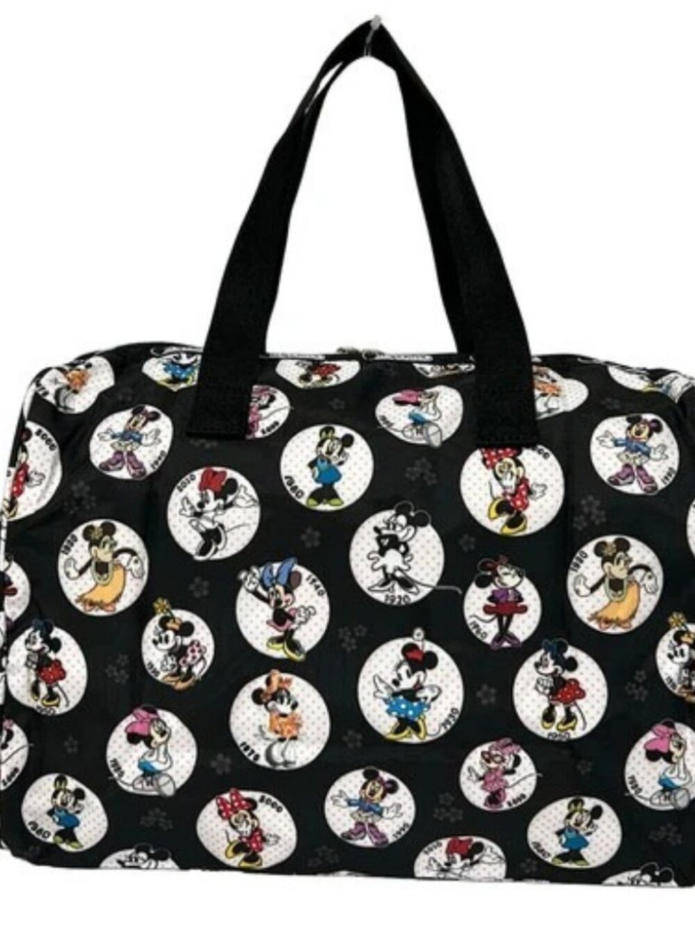LESPORTSAC Black Pink Multi Respo Nylon Handbag - Picture 3 of 10